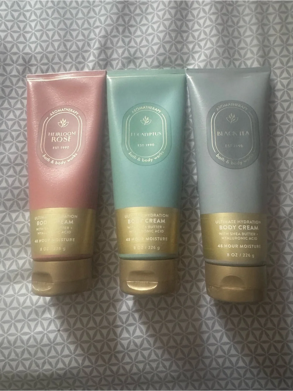 Set of 3 Aromatherapy Bath & Body Works Body Cream